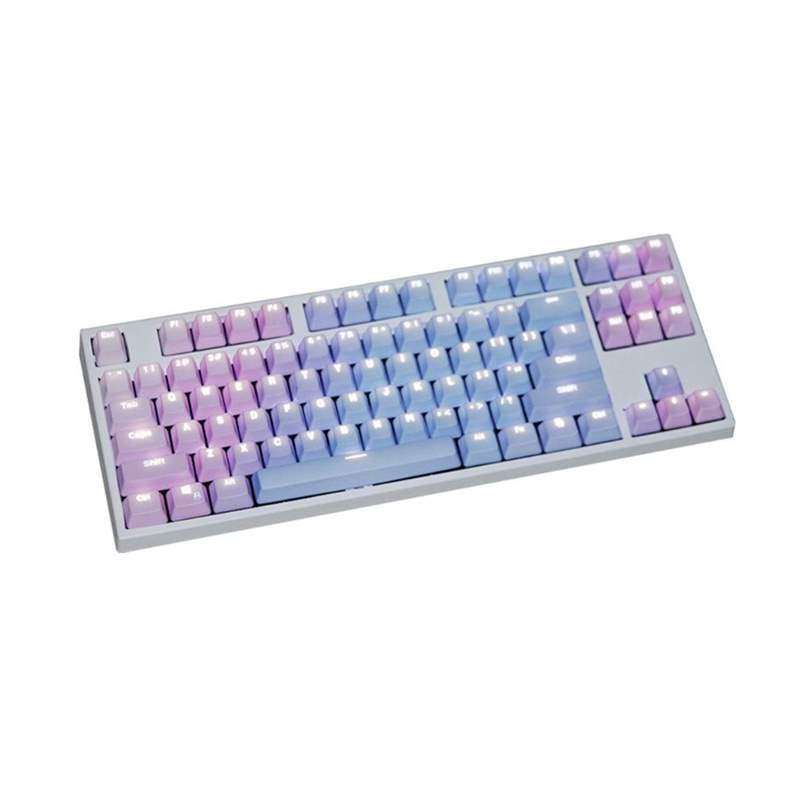 1 Set Replaceable PBT Keycaps 87 104 108 Transparent Letteri