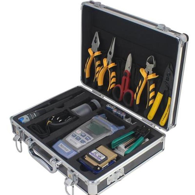 FTTH Fiber Optic Tool Kit with Fiber Cleaver -70~ 10dBm Opti