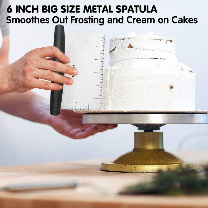 Stainless Steel Dough Cutter Pastry Spatula Pizza Scraper Fo