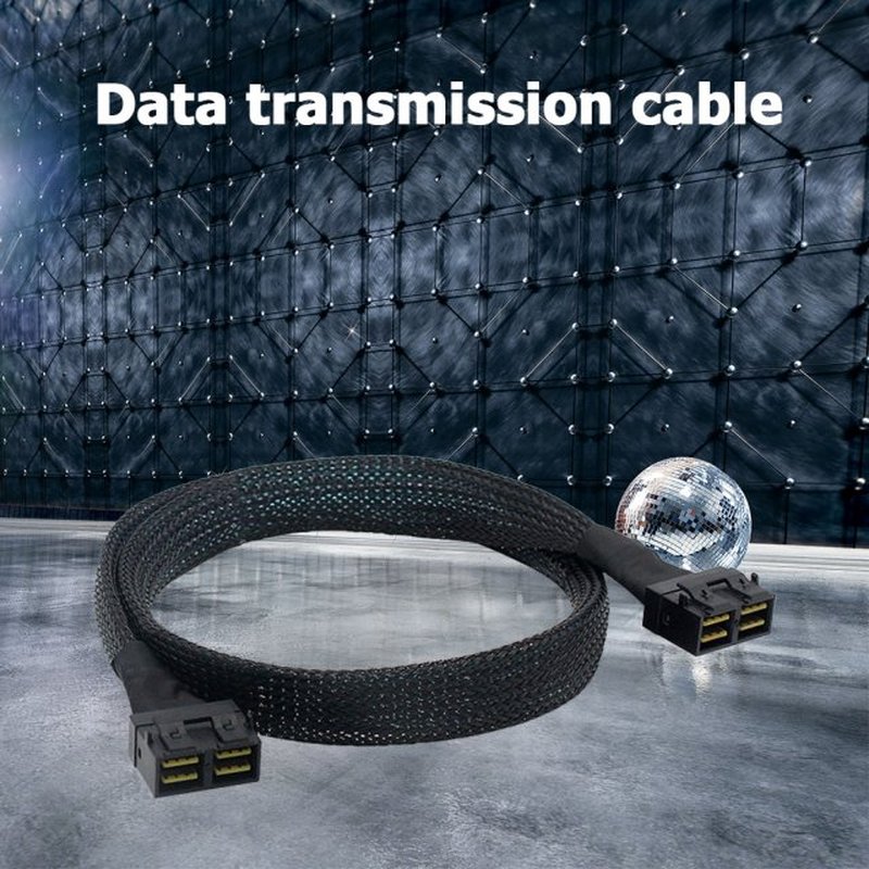 1M SAS SFF-8643 to SFF-8643 Cord SFF-8654 8i Host Server 12G