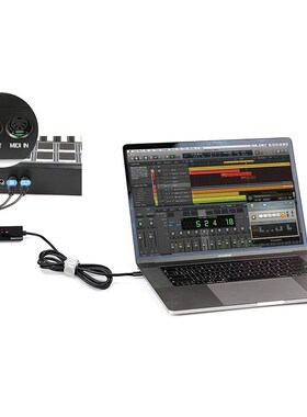 DOREMiDi MIDI To USB C Type C Cable USB MIDI Converter With