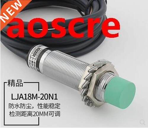 2PCS LJA18M-20N1 M18 Metal Inductive Switch Sensor 6-36VDC 3
