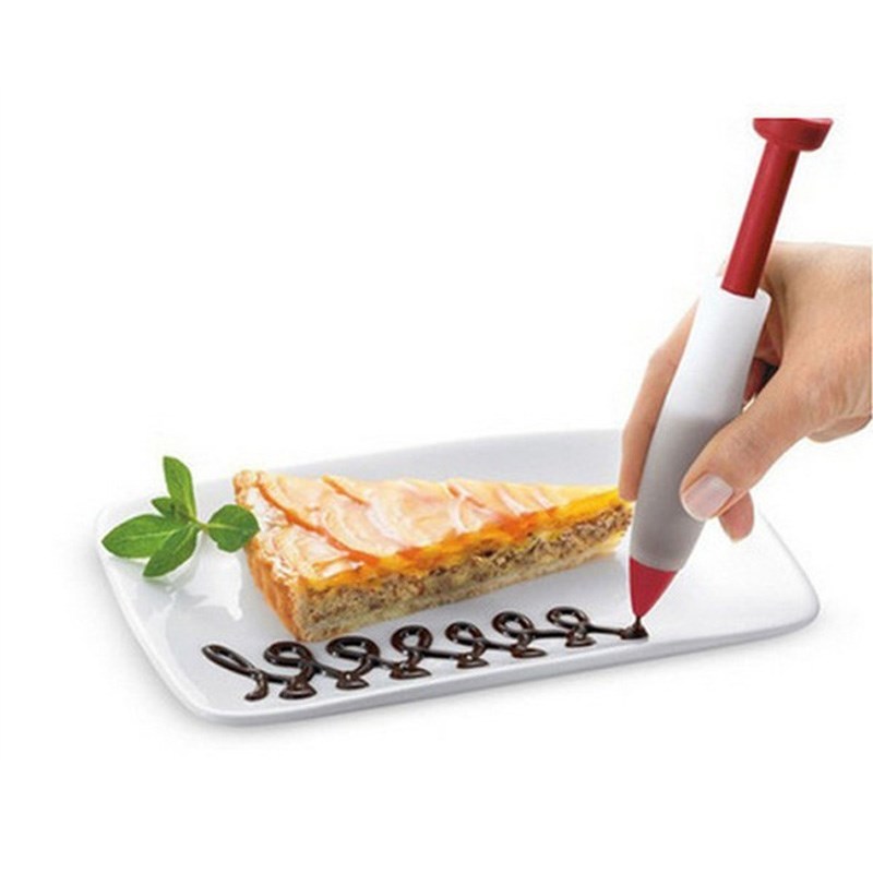 Silicone Cake Pen Chocolate Spatula Baking Pastry Tools Cook