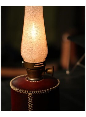 Gas Lantern Glass Lampshade Outdoor  Camping Atmosphere Lamp