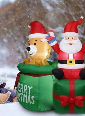 Inflatables Doll Santa Claus Merry Christmas Decorations