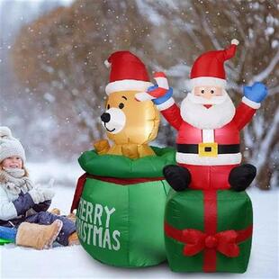 Inflatables Doll Santa Claus Merry Christmas Decorations