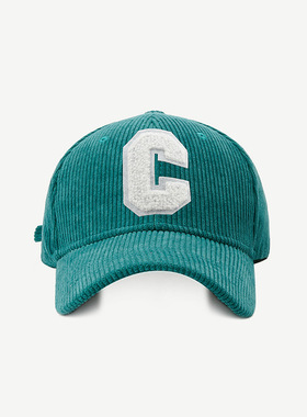 Summer Corduroy Stripe Baseball Cap Women Men Spring Embroid