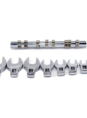3/8 Inch Drive Crowfoot Wrench Set Carbon Steel Polished wit