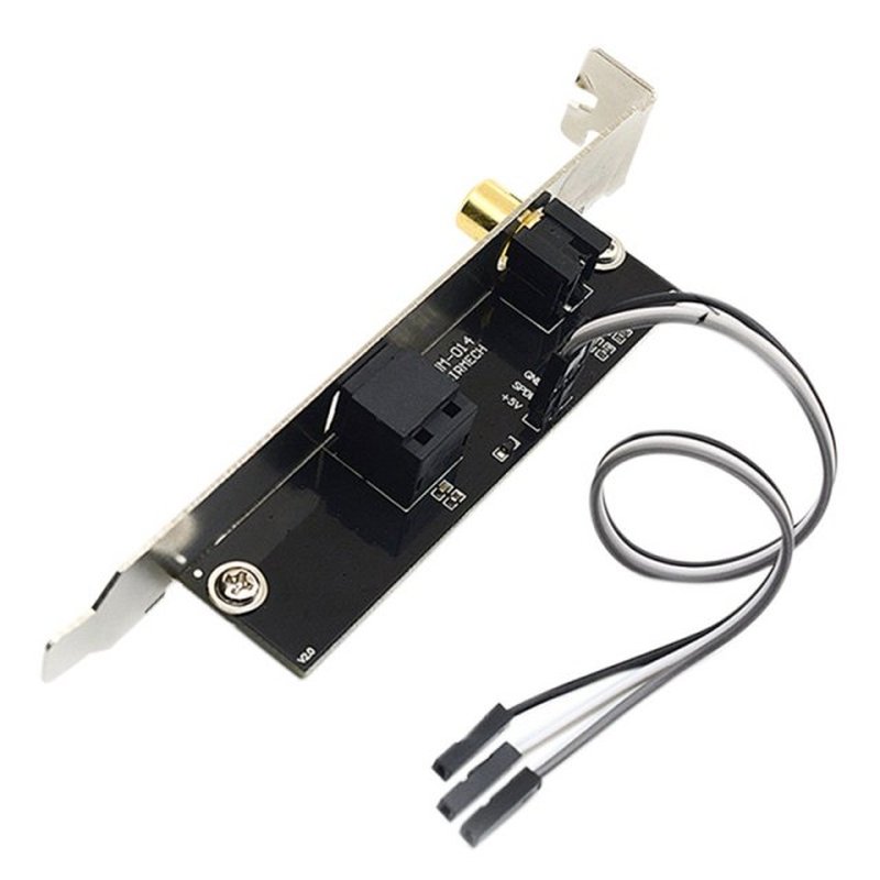 24Bit 192Khz Daughter Card SPDIF Optical and RCA Out Plate C