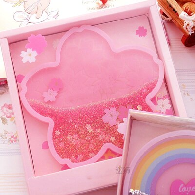 New Cute Coasters Rabbit Romantic Cherry Blossom Season Ocea