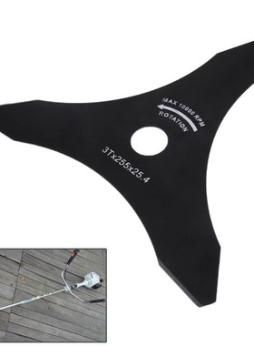 Metal 3 Teeth Brush Cutter Brushcutter Trimmer Blade Strimme