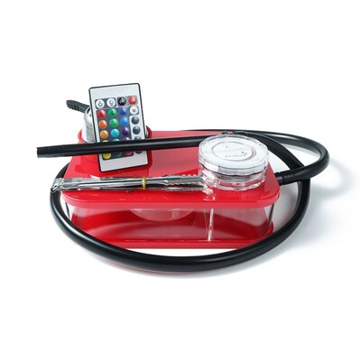 Hookah Smoking With LED Light Shisha Box Nargile Sheesha Na