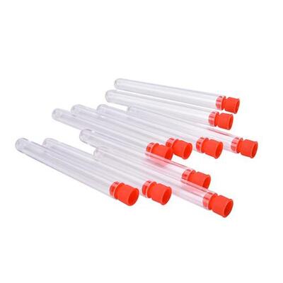 10 pcs/set Plastic Test Tube With Cork 12x100mm Clear Weddin