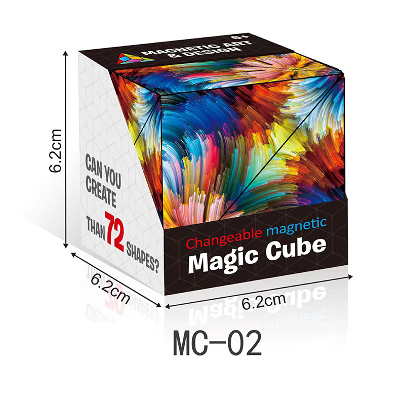 Hot Magnetic Variety Magic Cube Geometric Vertical Volume Bl