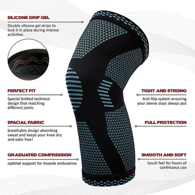 itnes GeaFr Kneepad Running Knee Bsroace HJ016Pads Supprt 1p