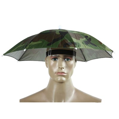 Umbrella Hat Sun Shade Camping Fishing Hiking Outdoor Waterp