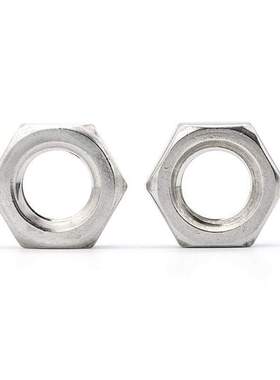 288Pcs Hex Hexagon Nuts Thin Nuts Assortment Kit M3 M4 M5 M6