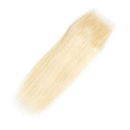 5*5 Silk Top Lace Closure Ash Blonde Silicone Silk Base Huma