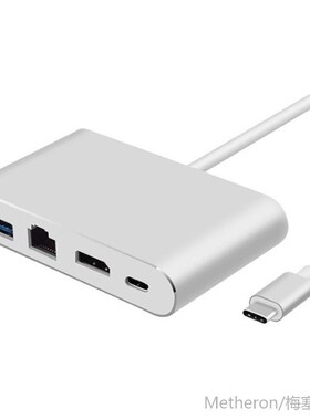 4 in 1 USB Type-C to HDMI 4K  RJ45 Gigabit Ethernet Network