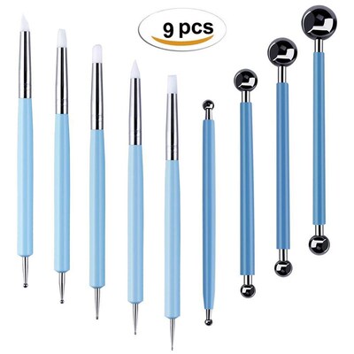 Polymer Modeling Clay Sculpting Tools Dotting Pen  Stylus, P