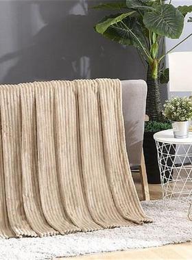 Warm Soft Flannel Bedspread Hugging Blanket For Sofa Bed