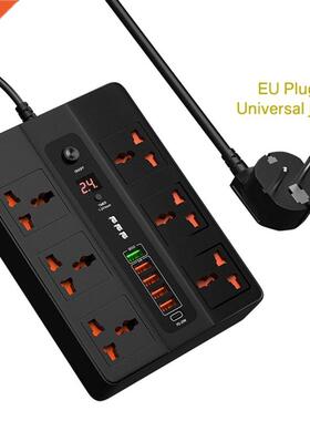 6 Ports 20W PD QC3.0 USB Fst Chrger Type C Quick Chrge St