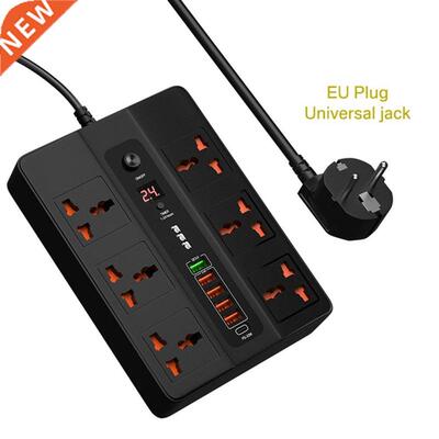 6 Ports 20W PD QC3.0 USB Fst Chrger Type C Quick Chrge St