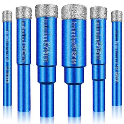 6 Pcs Dry Diamond Drill Bits Set Diamond Hole Saw Kit (Not