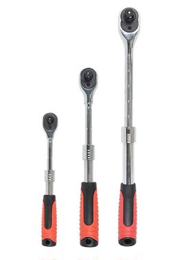1/4 3/8 1/2 72 Teeth Telescopic Ratchet Wrench Big Fly Small
