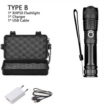 XHP90.2 Most Powerful LED Flashlight SB Rechargeable Torch X