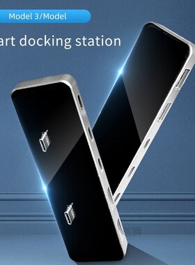 USB HUB for Tesla Model 3 Y 2021, 6 in 1 Ports Hub Extender