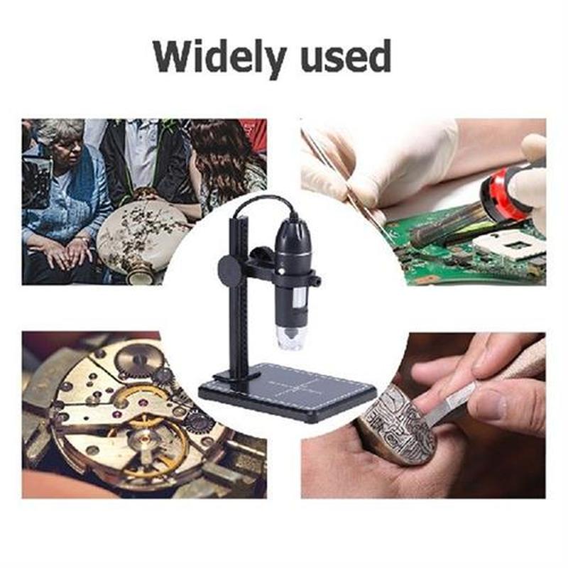 8 Leds Digital Microscope Adjustable Led Light Laboratory