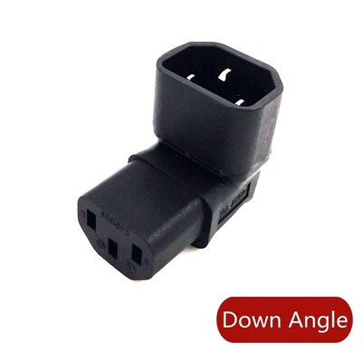 IEC60320 C13 Angle Converter Angle Extension Cable C13 to C1