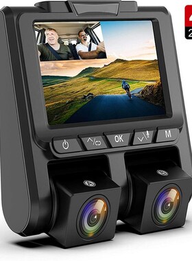 4K Full HD 2160P   1080P dual lens car DVR 3 inch LCD 340  W