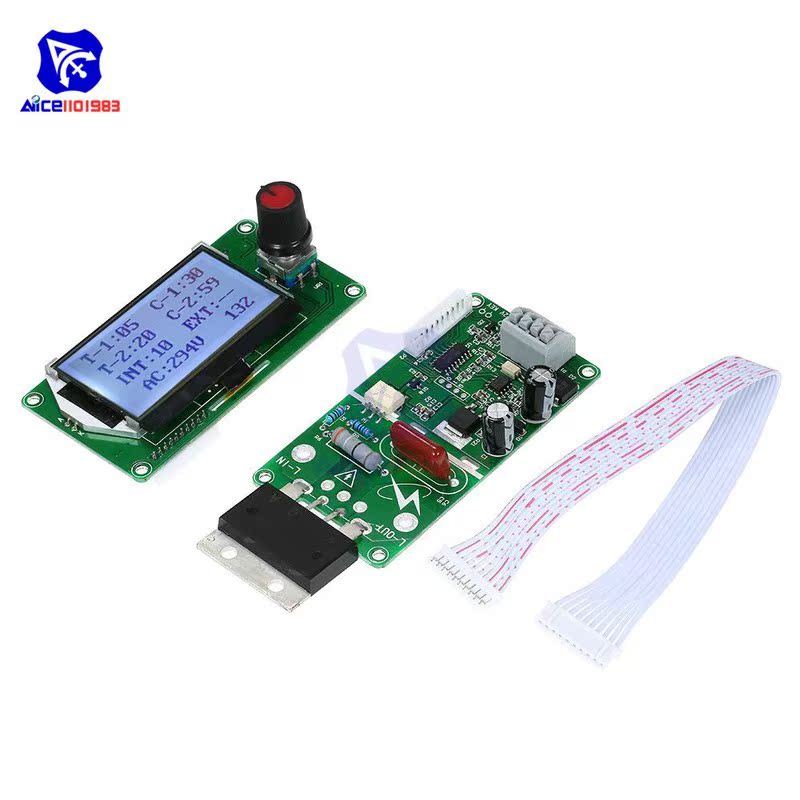 100A/40A Digital LCD Display Voltage Amp Meter Time Control