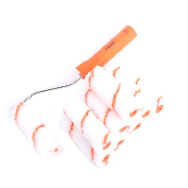 10pcs Paint Roller Frame Paint Brush Paint Tray Roller Home