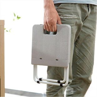 Foldable Stool Portable Plastic Small Chair Household Foldin