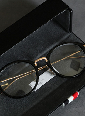 Brand Round Titanium Alloy Glasses Frame Men Women Prescript