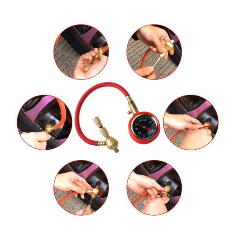 Tyre Tire Air Pressure Gauge Meter Tester for Motor Vehicle