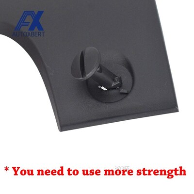 Auto Rear Bumper Towing Eye Hook Cover Panel Fixed Clips For