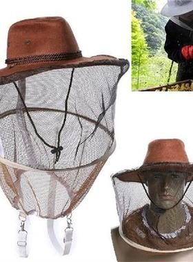 1pc  Beekeeping Camouflage Hat Mosquito Bee Insect Net Veil