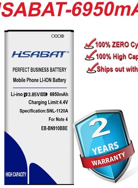HSABAT Battery For Samsung Galaxy Note 4 Note4 N910 Battery