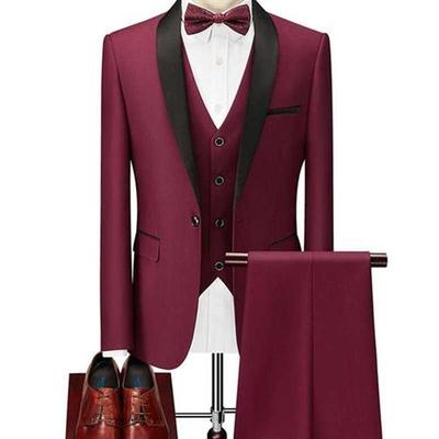 Ensembles Homme High Quality Slim Fit Mens Suit nd Mariage S