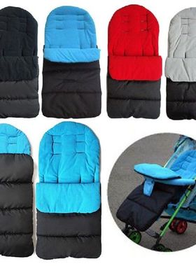 Stroller Sleeping Bag Black And Red Polar Fleece Foot Cover