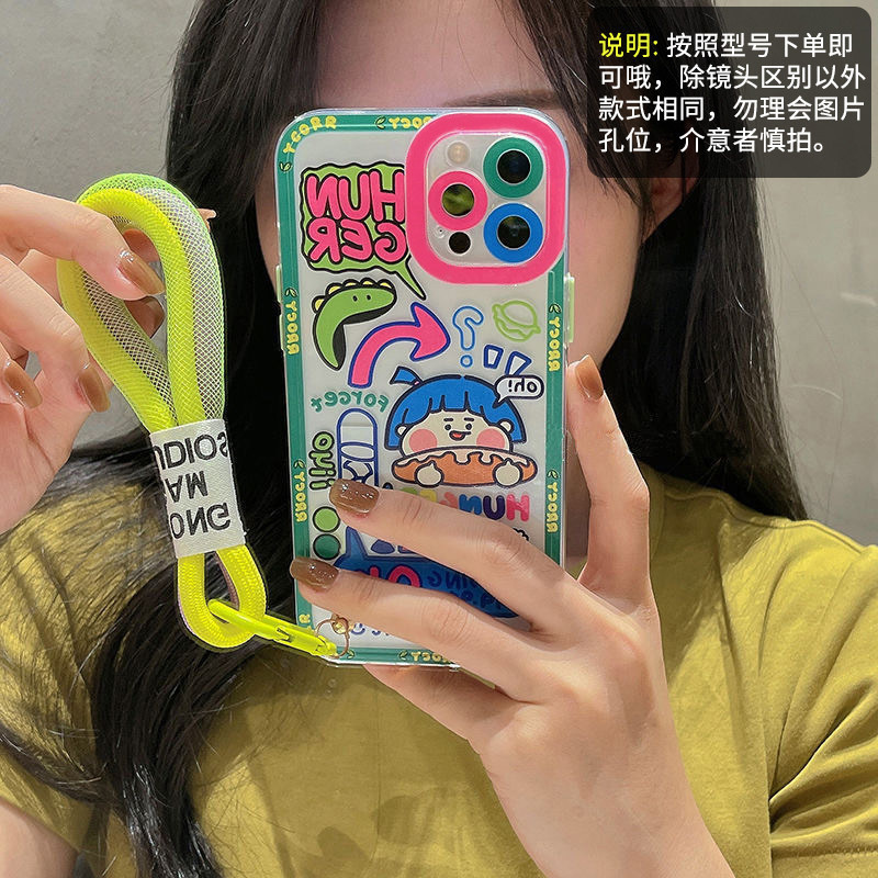 T41 Cute Doodle Girl For Samsung Galaxy S8 S9 S10 S20 S21 FE