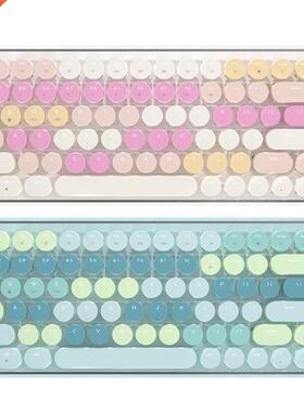 Ajazz K840T 84 Keys Mechanical Keyboard  Modes Type-C USB W