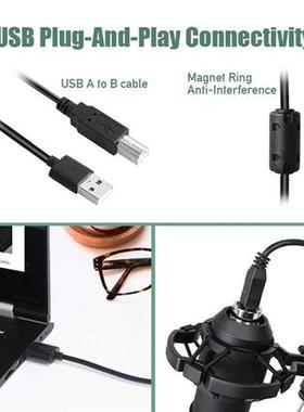 Professional USB Condenser Microphone Computer Mic Microphon