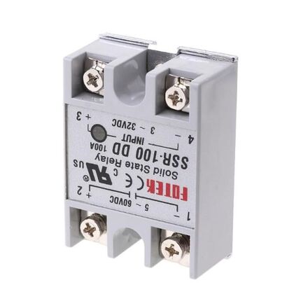 Solid State Relay Module 100A DC 3-32V Input DC 5-60V Output