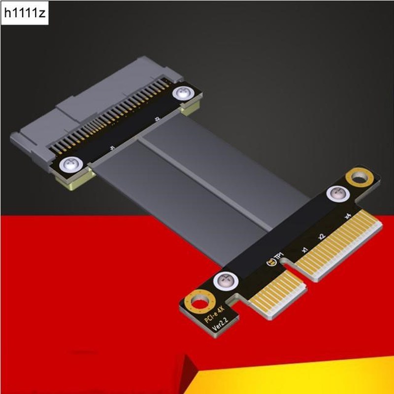 Riser Cable SFF-8639 U.2 to PCI-E 3.0 4X Flexible Cable Rise