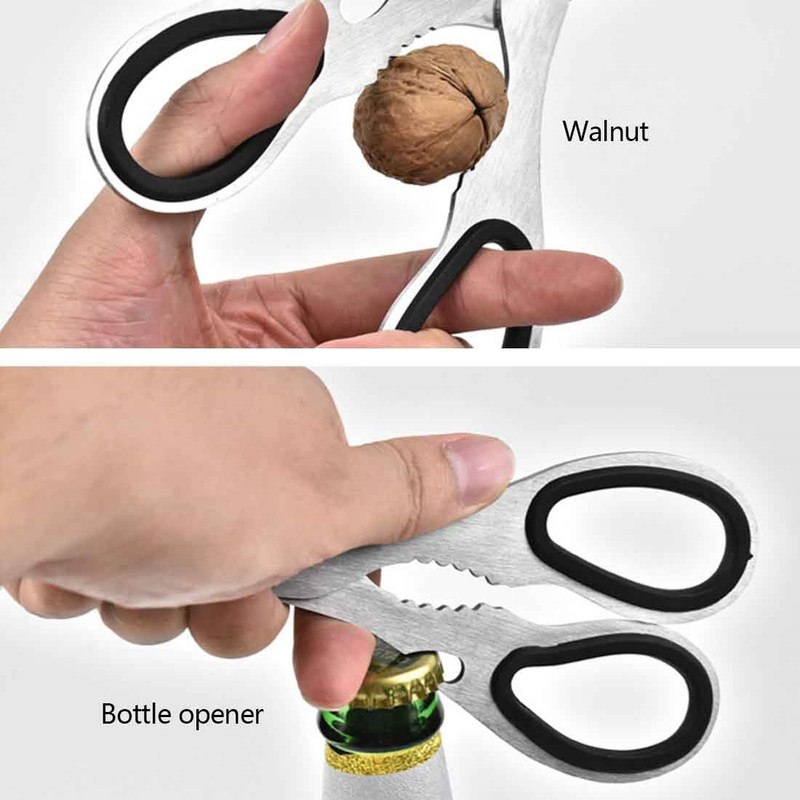 Stainless Steel Shears Tool Home Kitchen Scissors for Chicke